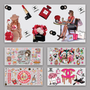 مجموعة استيكرات نقل للزينة