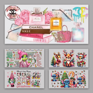 مجموعة استيكرات نقل للزينة