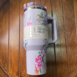 كوب حراري بتصميم لطيف بلون الموف