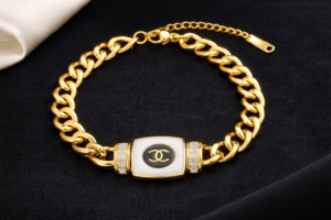 سوار السلسلة الفاخرة بتصميم كلاسيكي